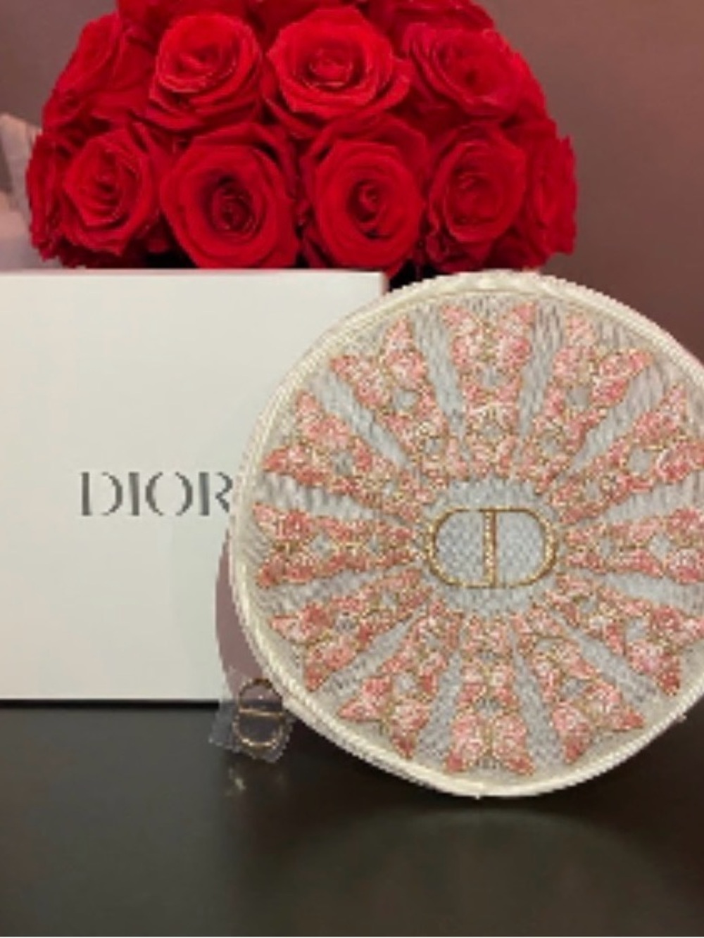 DIOR Beauty Cosmetic Round Pouch - Picture 2 of 2